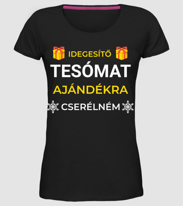  minta fekete pólón