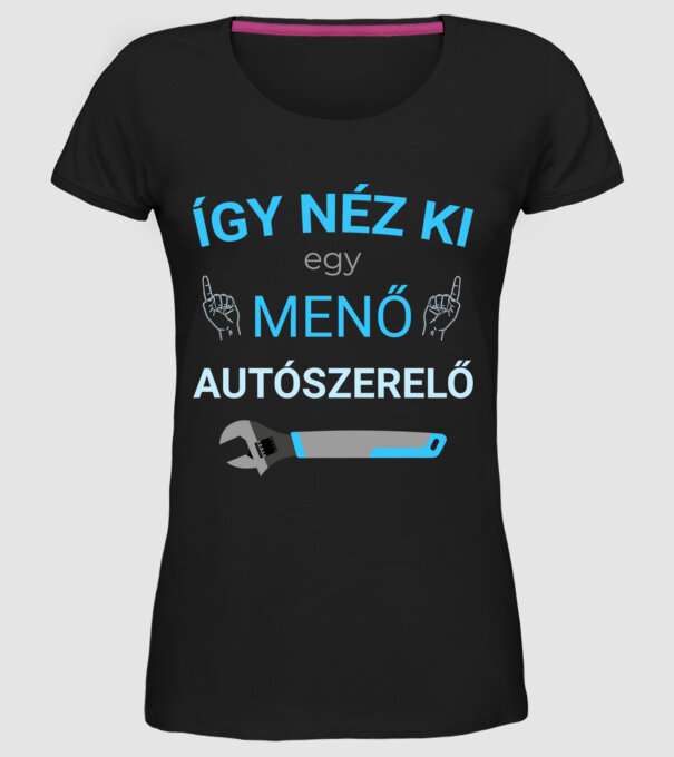  minta fekete pólón