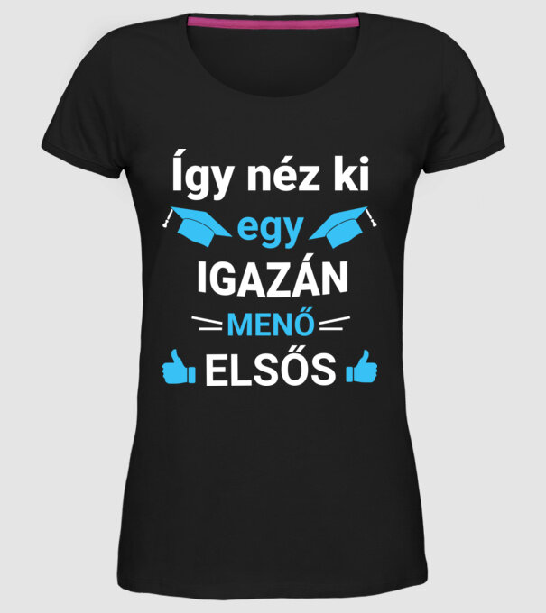  minta fekete pólón