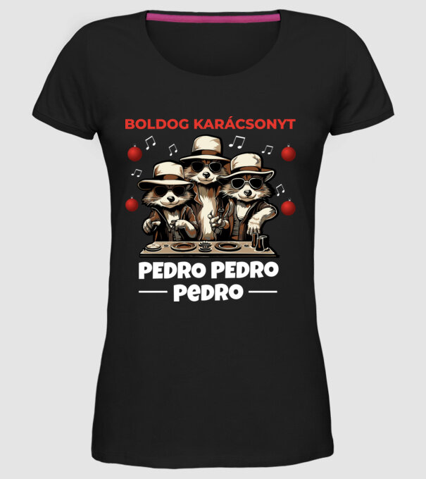  minta fekete pólón