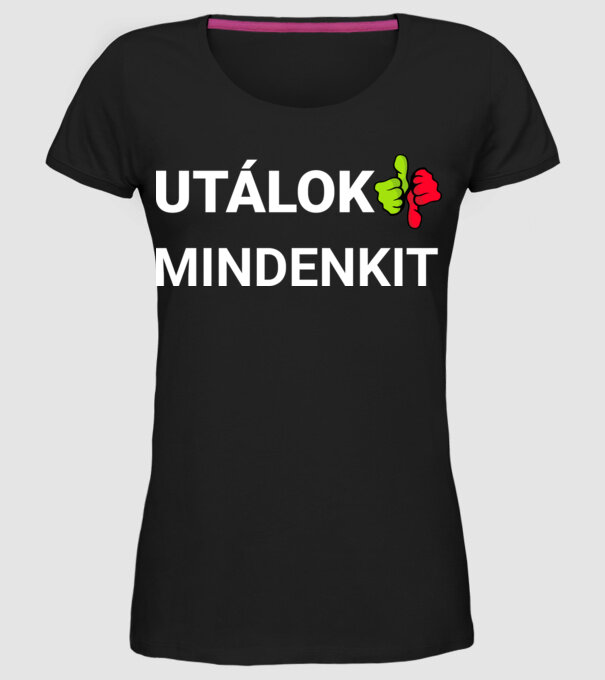  minta fekete pólón