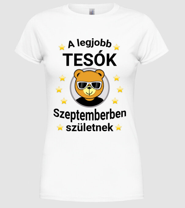  minta fehér pólón