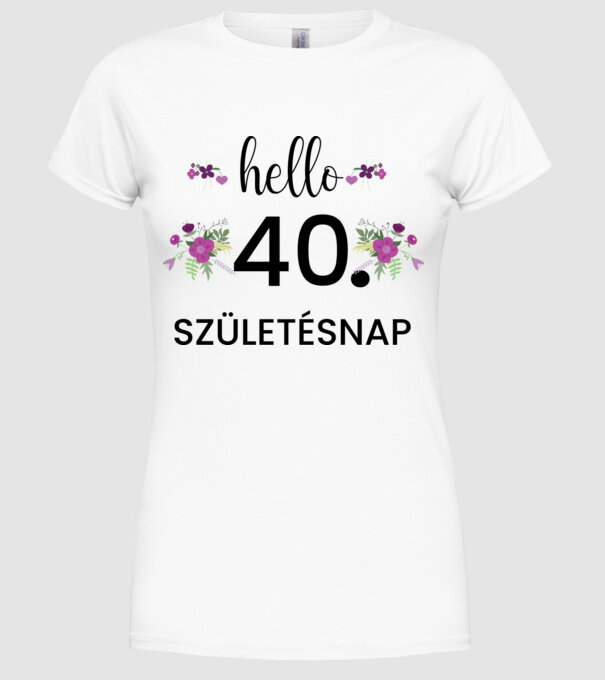  minta fehér pólón