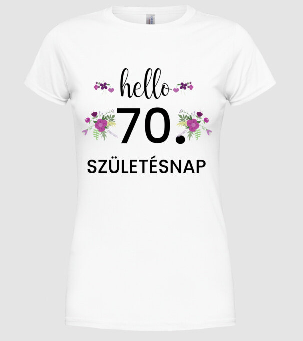  minta fehér pólón