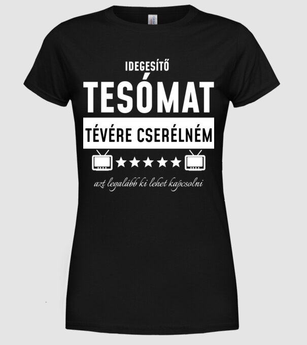  minta fekete pólón