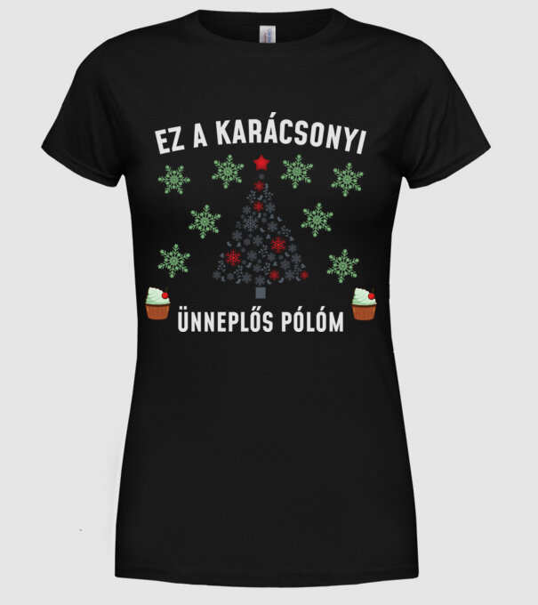  minta fekete pólón