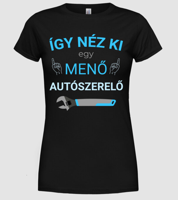  minta fekete pólón