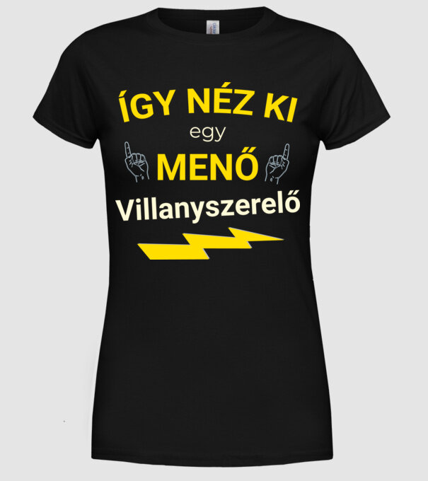  minta fekete pólón