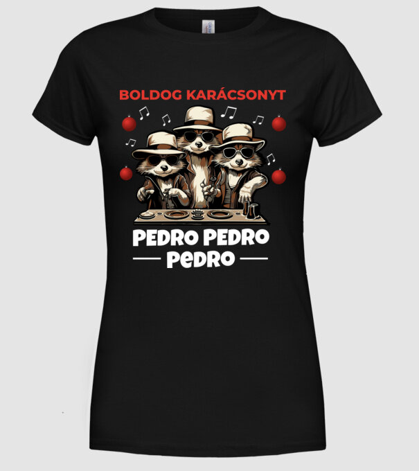  minta fekete pólón