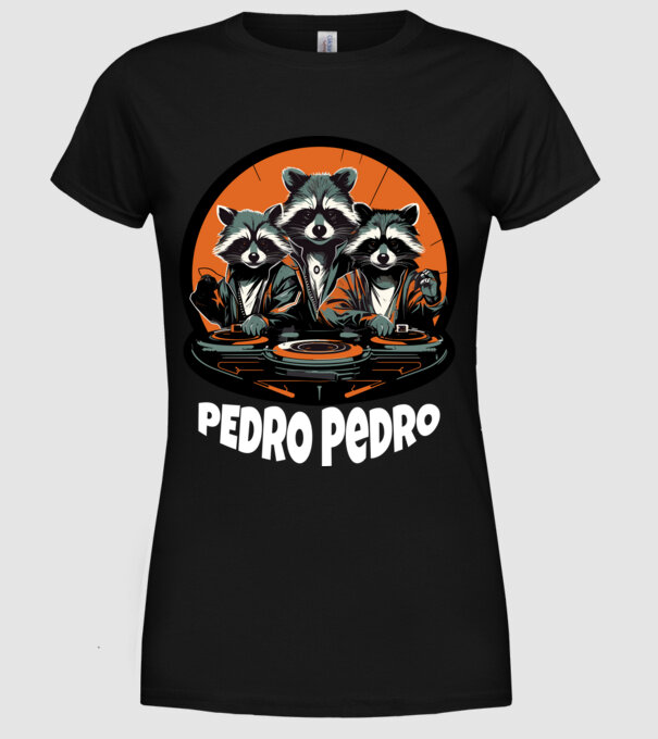  minta fekete pólón