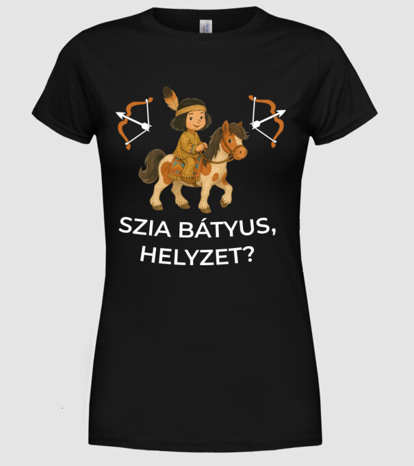  minta fekete pólón