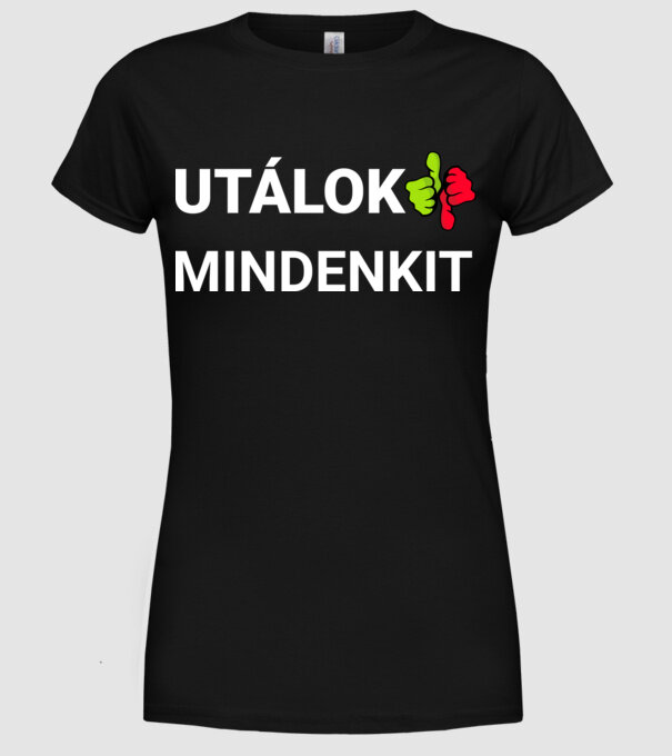  minta fekete pólón