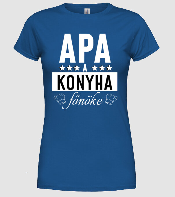  minta királykék pólón