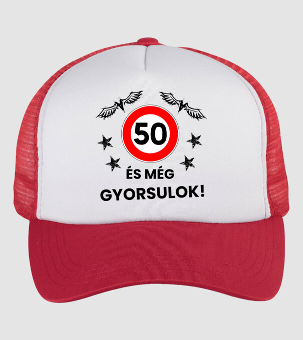  minta fehér/piros pólón