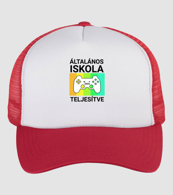  minta fehér/piros pólón
