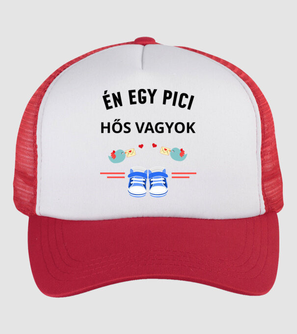  minta fehér/piros pólón
