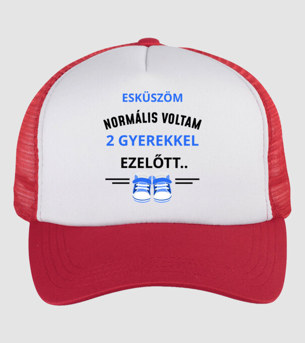  minta fehér/piros pólón