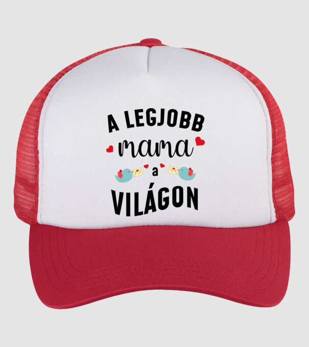  minta fehér/piros pólón