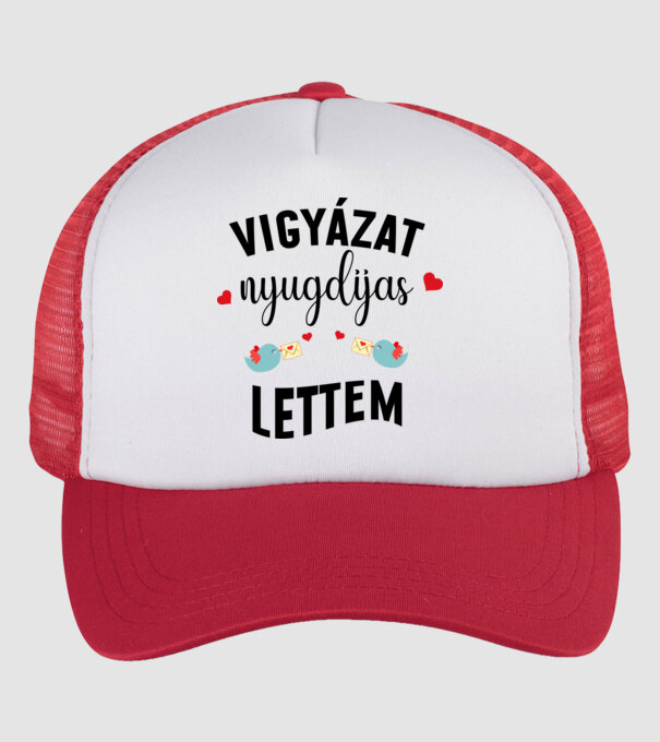  minta fehér/piros pólón