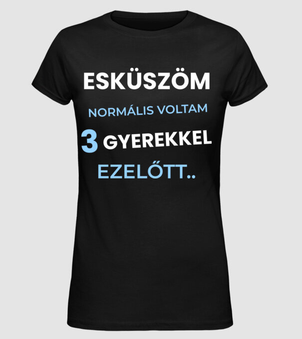  minta fekete pólón