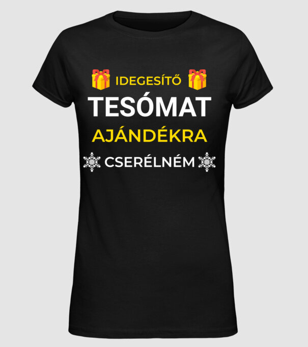  minta fekete pólón