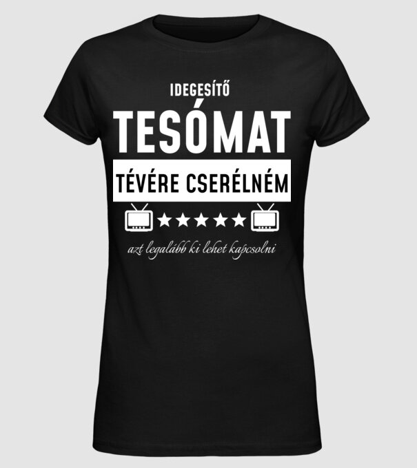  minta fekete pólón
