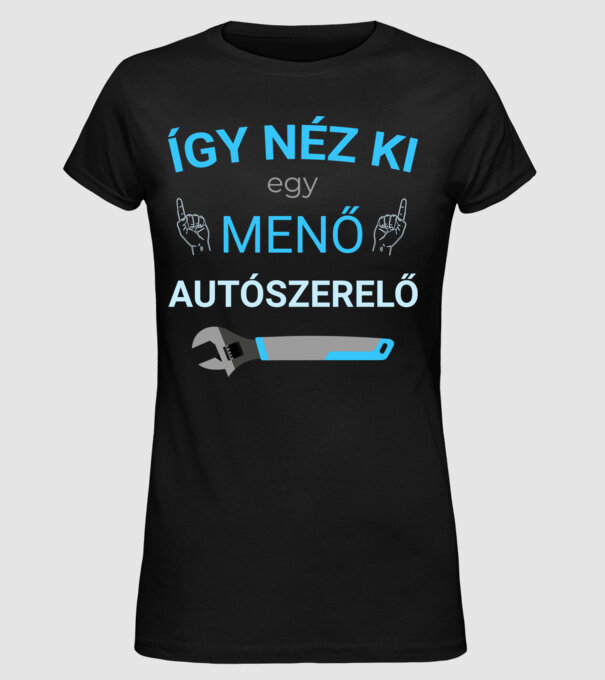  minta fekete pólón