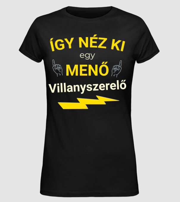  minta fekete pólón