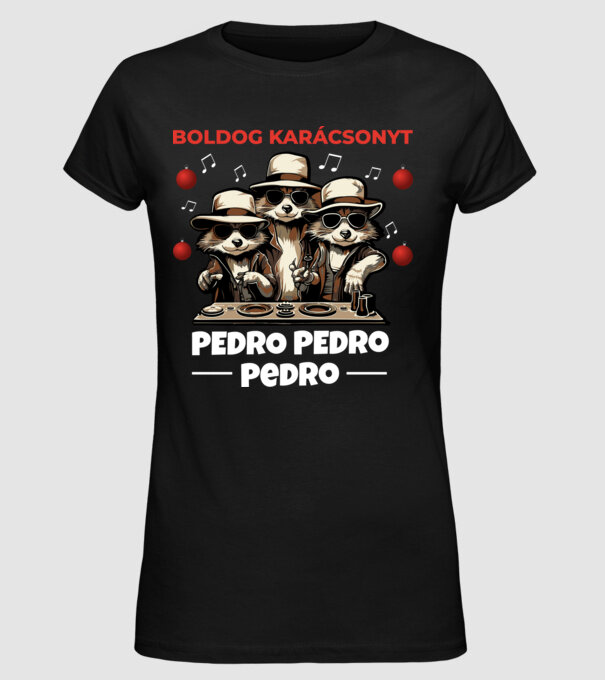  minta fekete pólón