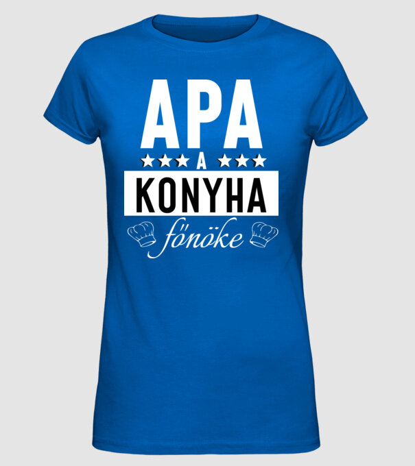  minta királykék pólón