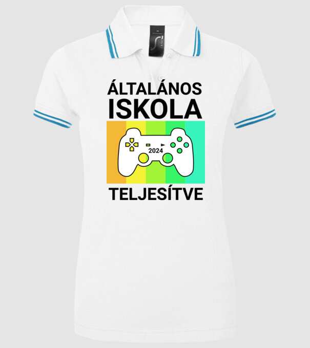  minta fehér pólón