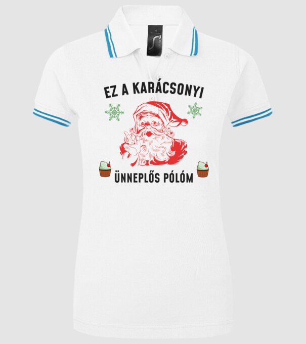  minta fehér pólón