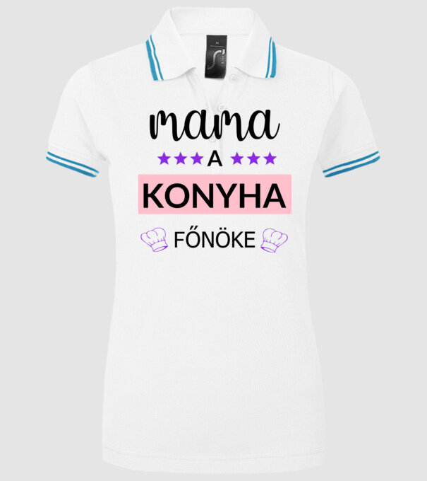 minta fehér pólón