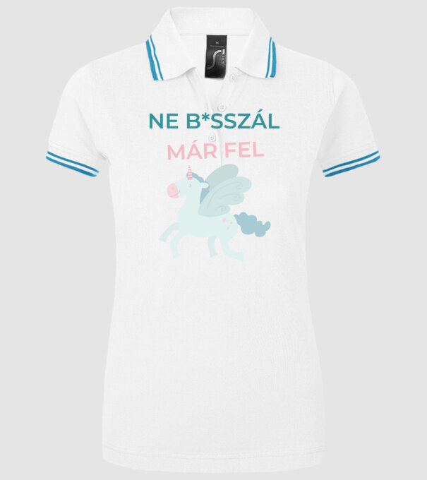  minta fehér pólón
