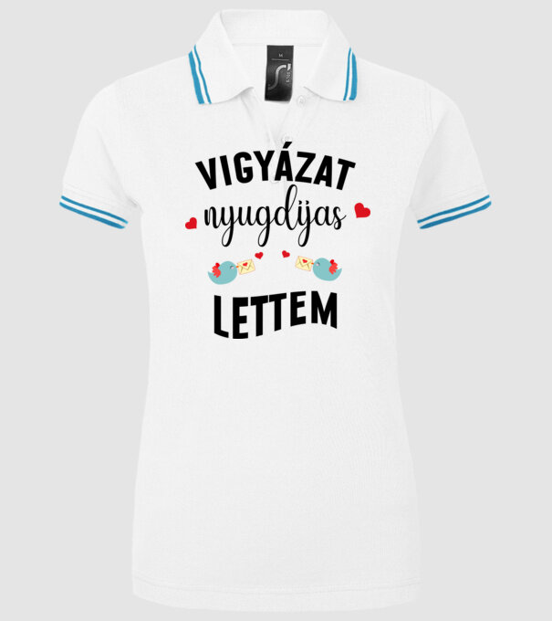  minta fehér pólón