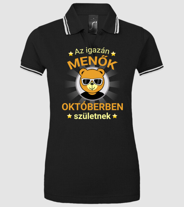  minta fekete pólón