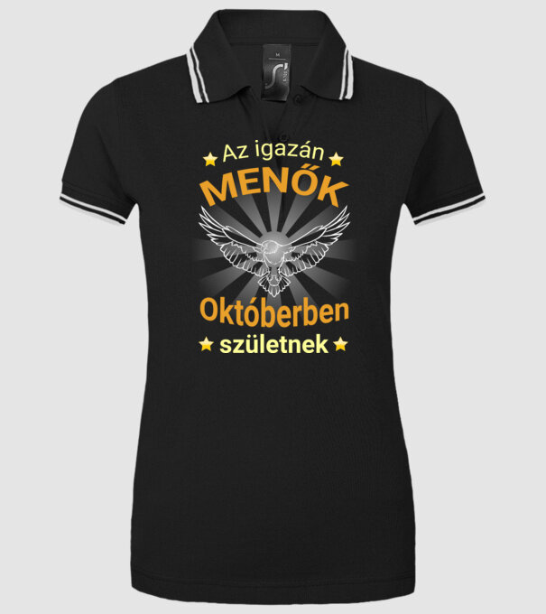  minta fekete pólón