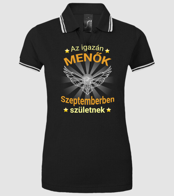  minta fekete pólón