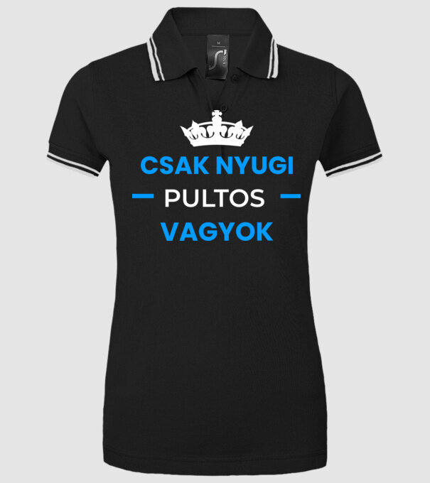  minta fekete pólón