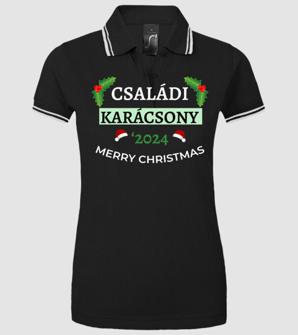  minta fekete pólón