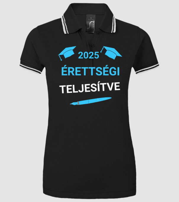  minta fekete pólón