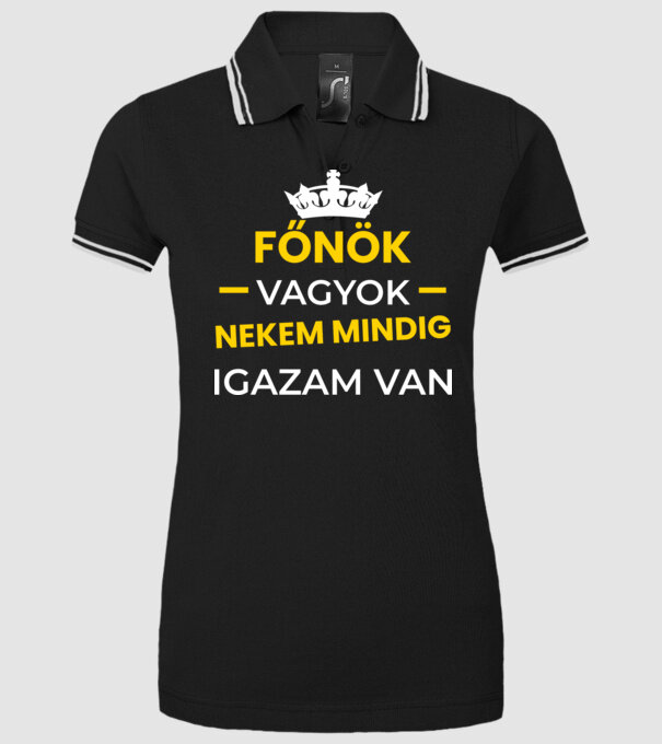  minta fekete pólón