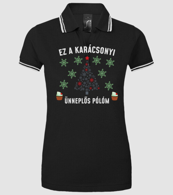  minta fekete pólón