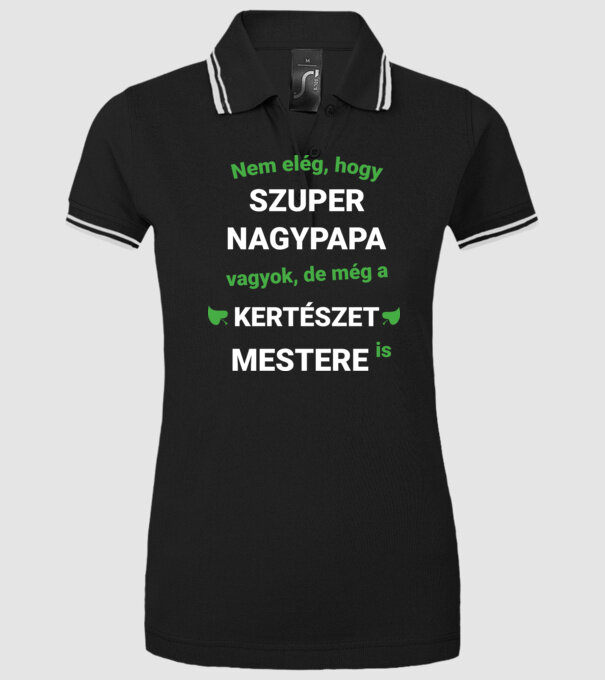  minta fekete pólón