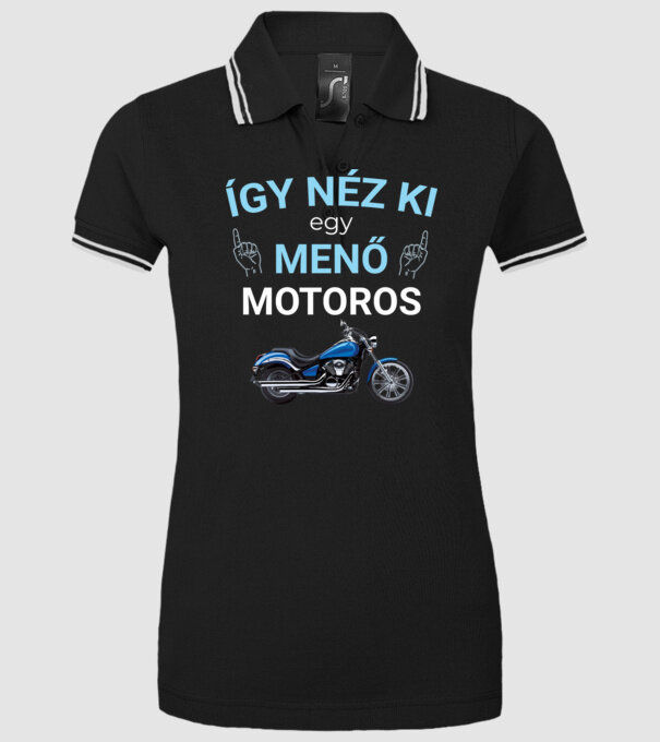  minta fekete pólón