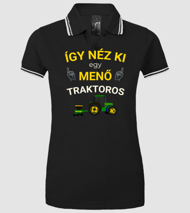  minta fekete pólón