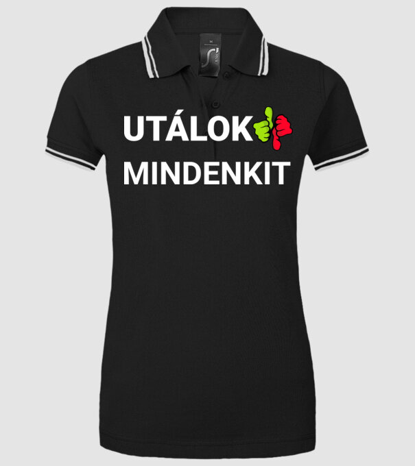  minta fekete pólón
