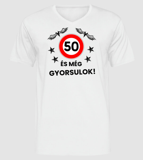  minta fehér pólón
