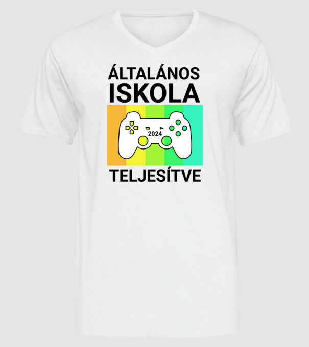  minta fehér pólón