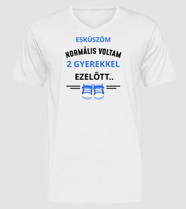  minta fehér pólón